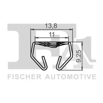 Clip, Zier-/Schutzleiste FA1 11-60032.5 Bild Clip, Zier-/Schutzleiste FA1 11-60032.5