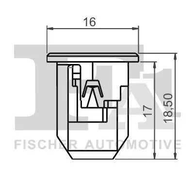 Clip, Zier-/Schutzleiste FA1 11-60036.5 Bild Clip, Zier-/Schutzleiste FA1 11-60036.5