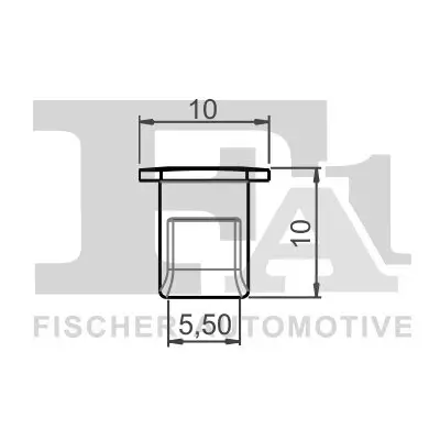 Clip, Zier-/Schutzleiste FA1 11-60038.5 Bild Clip, Zier-/Schutzleiste FA1 11-60038.5