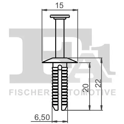 Clip, Zier-/Schutzleiste FA1 12-20005.5 Bild Clip, Zier-/Schutzleiste FA1 12-20005.5