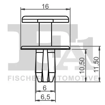 Clip, Zier-/Schutzleiste FA1 12-20006.10 Bild Clip, Zier-/Schutzleiste FA1 12-20006.10