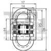 Clip, Zier-/Schutzleiste FA1 12-40006.5 Bild Clip, Zier-/Schutzleiste FA1 12-40006.5