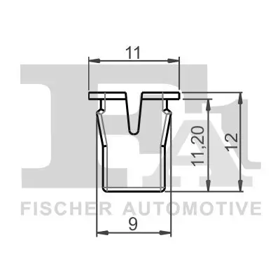 Clip, Zier-/Schutzleiste FA1 12-60001.5 Bild Clip, Zier-/Schutzleiste FA1 12-60001.5