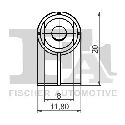 Clip, Stoßfänger FA1 12-60002.5 Bild Clip, Stoßfänger FA1 12-60002.5