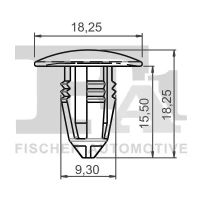 Clip, Zier-/Schutzleiste FA1 13-10008.5 Bild Clip, Zier-/Schutzleiste FA1 13-10008.5