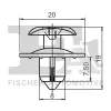 Clip, Zier-/Schutzleiste FA1 13-20003.10 Bild Clip, Zier-/Schutzleiste FA1 13-20003.10