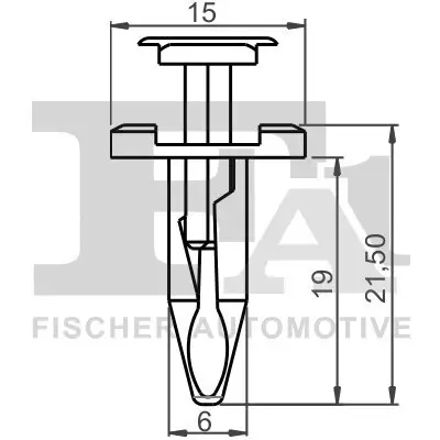 Clip, Zier-/Schutzleiste FA1 13-30011.10 Bild Clip, Zier-/Schutzleiste FA1 13-30011.10