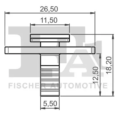 Clip, Zier-/Schutzleiste FA1 13-40004.5 Bild Clip, Zier-/Schutzleiste FA1 13-40004.5