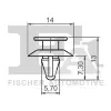 Clip, Zier-/Schutzleiste FA1 13-40007.5 Bild Clip, Zier-/Schutzleiste FA1 13-40007.5