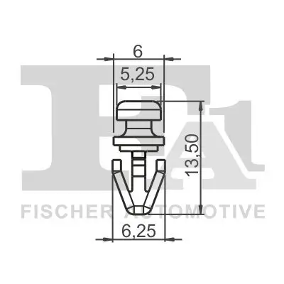 Clip, Zier-/Schutzleiste FA1 13-40010.5 Bild Clip, Zier-/Schutzleiste FA1 13-40010.5