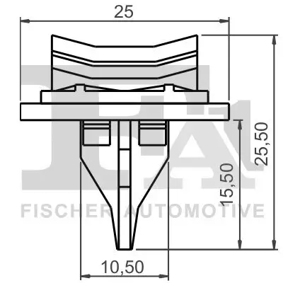 Clip, Zier-/Schutzleiste FA1 13-40018.10 Bild Clip, Zier-/Schutzleiste FA1 13-40018.10