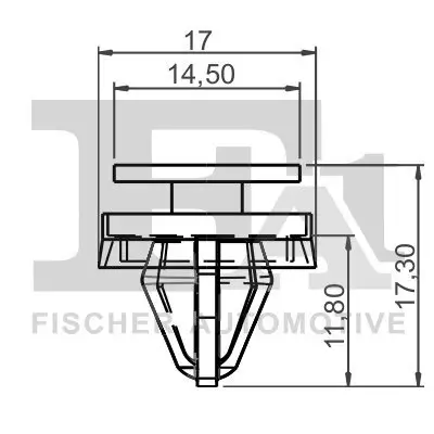 Clip, Zier-/Schutzleiste FA1 13-40029.5 Bild Clip, Zier-/Schutzleiste FA1 13-40029.5