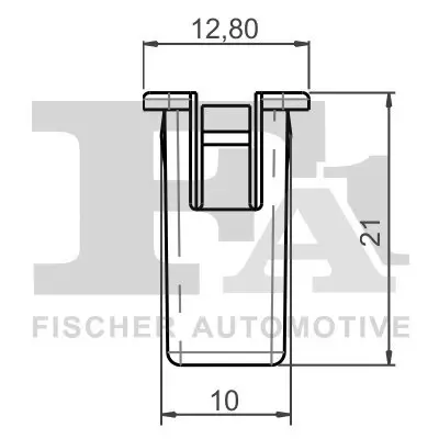 Clip, Zier-/Schutzleiste FA1 13-60003.5 Bild Clip, Zier-/Schutzleiste FA1 13-60003.5