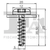 Clip, Zier-/Schutzleiste FA1 13-70003.100 Bild Clip, Zier-/Schutzleiste FA1 13-70003.100