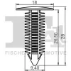 Clip, Zier-/Schutzleiste FA1 14-10013.5 Bild Clip, Zier-/Schutzleiste FA1 14-10013.5