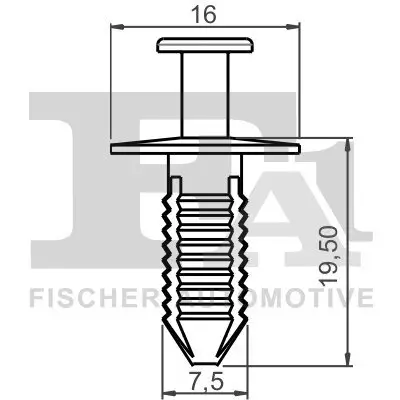 Clip, Zier-/Schutzleiste FA1 14-20007.5 Bild Clip, Zier-/Schutzleiste FA1 14-20007.5