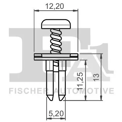 Clip, Zier-/Schutzleiste FA1 14-30004.5 Bild Clip, Zier-/Schutzleiste FA1 14-30004.5