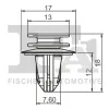 Clip, Zier-/Schutzleiste FA1 14-40019.5 Bild Clip, Zier-/Schutzleiste FA1 14-40019.5