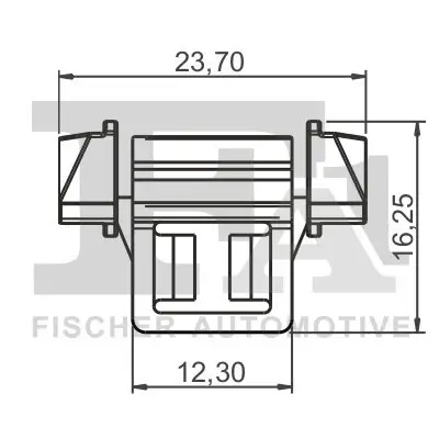 Clip, Zier-/Schutzleiste FA1 14-40046.5 Bild Clip, Zier-/Schutzleiste FA1 14-40046.5