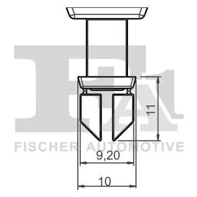 Clip, Zier-/Schutzleiste FA1 14-40051.5 Bild Clip, Zier-/Schutzleiste FA1 14-40051.5