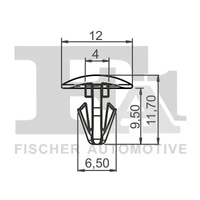 Clip, Zier-/Schutzleiste FA1 21-10015.5 Bild Clip, Zier-/Schutzleiste FA1 21-10015.5