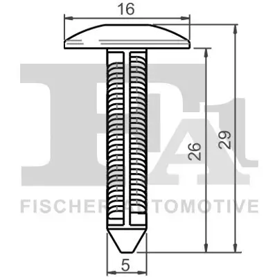 Clip, Zier-/Schutzleiste FA1 21-10020.5 Bild Clip, Zier-/Schutzleiste FA1 21-10020.5