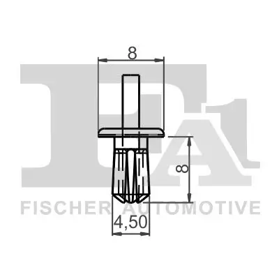 Clip, Zier-/Schutzleiste FA1 21-20005.5 Bild Clip, Zier-/Schutzleiste FA1 21-20005.5