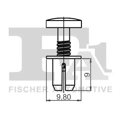 Clip, Zier-/Schutzleiste FA1 21-30001.5 Bild Clip, Zier-/Schutzleiste FA1 21-30001.5