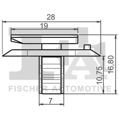 Clip, Zier-/Schutzleiste FA1 21-40010.5 Bild Clip, Zier-/Schutzleiste FA1 21-40010.5