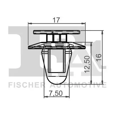 Clip, Zier-/Schutzleiste FA1 21-40014.5 Bild Clip, Zier-/Schutzleiste FA1 21-40014.5