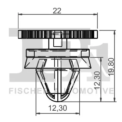 Clip, Zier-/Schutzleiste FA1 21-40015.5 Bild Clip, Zier-/Schutzleiste FA1 21-40015.5