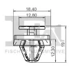 Clip, Zier-/Schutzleiste FA1 21-40031.5 Bild Clip, Zier-/Schutzleiste FA1 21-40031.5