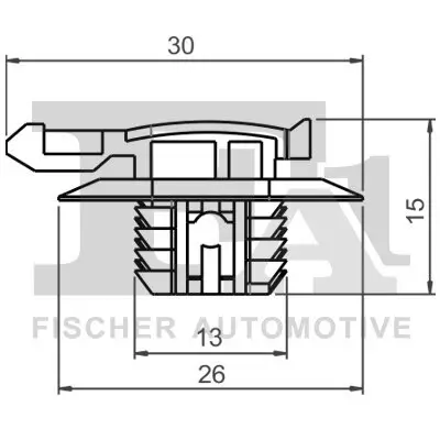 Clip, Zier-/Schutzleiste FA1 21-40036.5 Bild Clip, Zier-/Schutzleiste FA1 21-40036.5