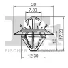 Clip, Zier-/Schutzleiste FA1 21-40038.5 Bild Clip, Zier-/Schutzleiste FA1 21-40038.5