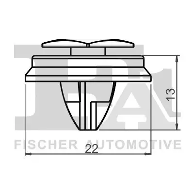 Clip, Zier-/Schutzleiste FA1 21-40043.5 Bild Clip, Zier-/Schutzleiste FA1 21-40043.5