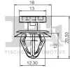 Clip, Zier-/Schutzleiste FA1 21-40057.5 Bild Clip, Zier-/Schutzleiste FA1 21-40057.5