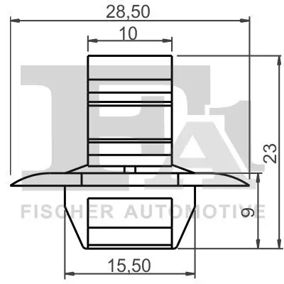 Clip, Zier-/Schutzleiste FA1 21-40059.5 Bild Clip, Zier-/Schutzleiste FA1 21-40059.5