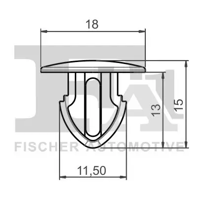 Clip, Zier-/Schutzleiste FA1 22-10009.5 Bild Clip, Zier-/Schutzleiste FA1 22-10009.5