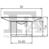 Clip, Zier-/Schutzleiste FA1 22-10011.5 Bild Clip, Zier-/Schutzleiste FA1 22-10011.5