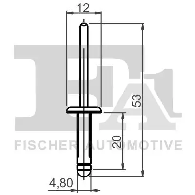 Halteclipsatz, Karosserie FA1 22-20002.5 Bild Halteclipsatz, Karosserie FA1 22-20002.5