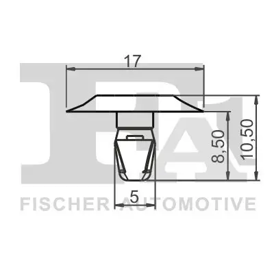 Clip, Zier-/Schutzleiste FA1 22-40001.5 Bild Clip, Zier-/Schutzleiste FA1 22-40001.5