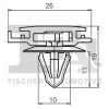 Clip, Zier-/Schutzleiste FA1 22-40023.25 Bild Clip, Zier-/Schutzleiste FA1 22-40023.25