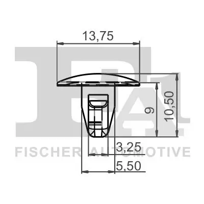 Clip, Zier-/Schutzleiste FA1 33-10010.10 Bild Clip, Zier-/Schutzleiste FA1 33-10010.10