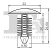 Clip, Zier-/Schutzleiste FA1 33-10018.10 Bild Clip, Zier-/Schutzleiste FA1 33-10018.10