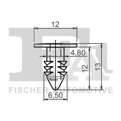 Clip, Zier-/Schutzleiste FA1 33-10034.5 Bild Clip, Zier-/Schutzleiste FA1 33-10034.5