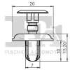 Clip, Zier-/Schutzleiste FA1 33-30004.5 Bild Clip, Zier-/Schutzleiste FA1 33-30004.5