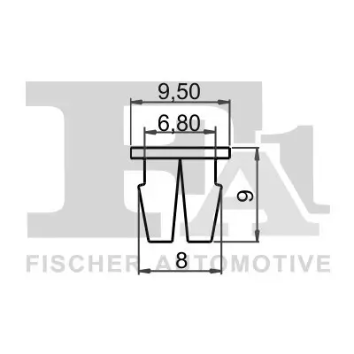 Clip, Zier-/Schutzleiste FA1 33-60001.5 Bild Clip, Zier-/Schutzleiste FA1 33-60001.5