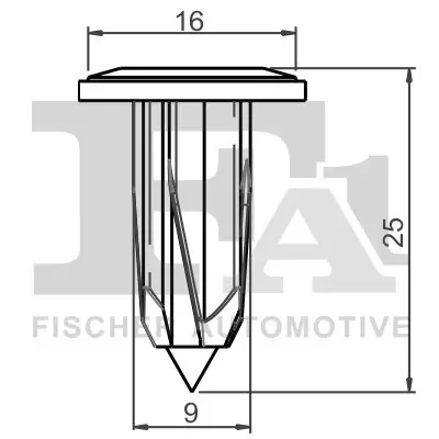 Clip, Zier-/Schutzleiste FA1 33-60004.10 Bild Clip, Zier-/Schutzleiste FA1 33-60004.10