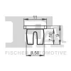 Clip, Zier-/Schutzleiste FA1 33-60008.5 Bild Clip, Zier-/Schutzleiste FA1 33-60008.5