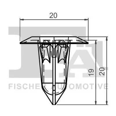 Clip, Zier-/Schutzleiste FA1 33-60013.10 Bild Clip, Zier-/Schutzleiste FA1 33-60013.10